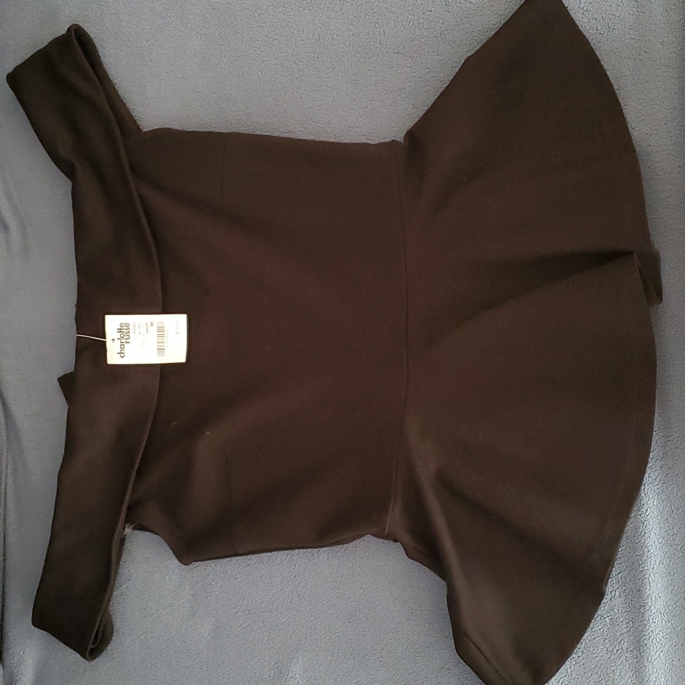 Off the Shoulder Peplum Top